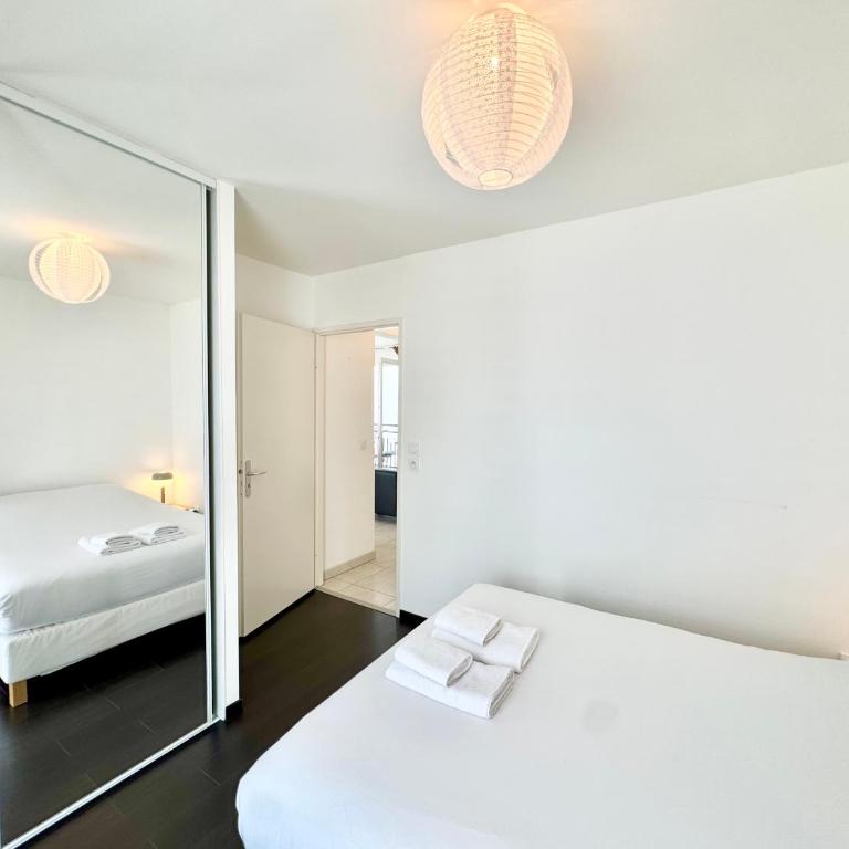 Nimba - Charmant T3 au cœur de Reims pour 4 - Two-Bedroom Apartment with Terrace - 7