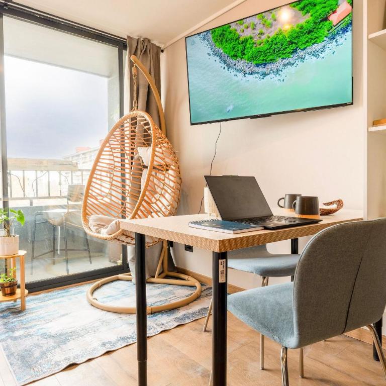 Metro Toesca a 650 m · Studio con terraza - Apartamento de 1 dormitorio - 3