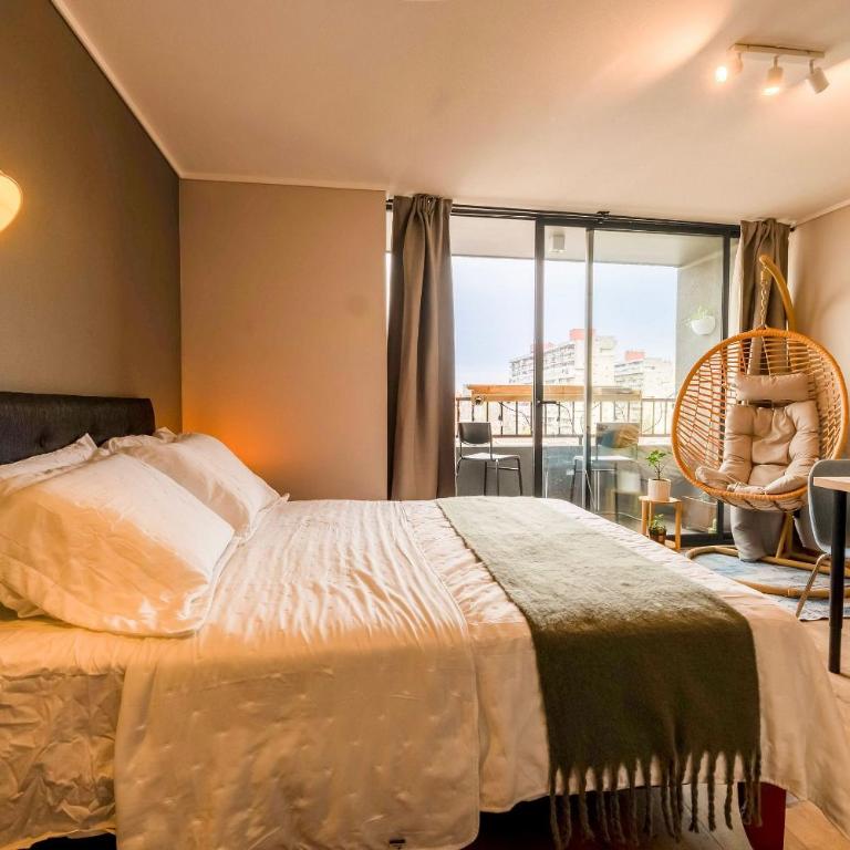 Metro Toesca a 650 m · Studio con terraza - Apartamento de 1 dormitorio - 4