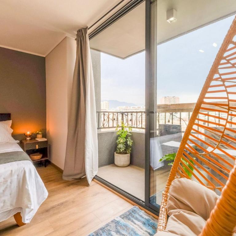 Metro Toesca a 650 m · Studio con terraza - Apartamento de 1 dormitorio - 7