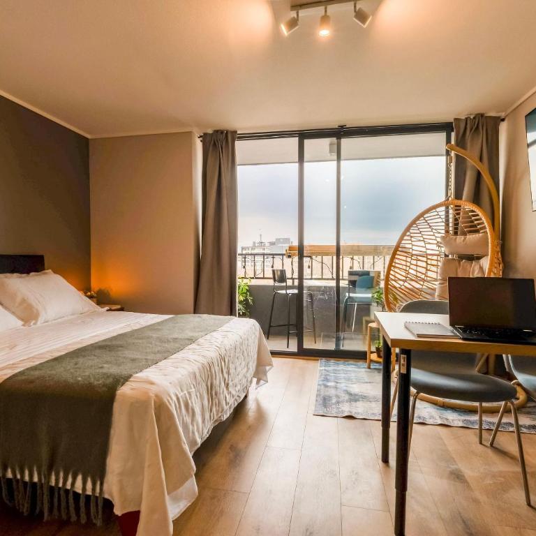 Metro Toesca a 650 m · Studio con terraza - Apartamento de 1 dormitorio - 8