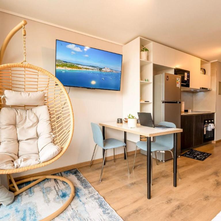 Metro Toesca a 650 m · Studio con terraza - Apartamento de 1 dormitorio - 16