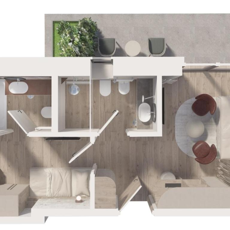 Biancaneve Family Hotel - Suite con 2 Camere da Letto - 1