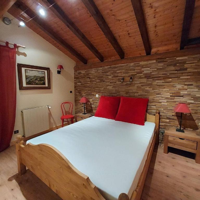 Chalet confortable, vue montagnes - 9 pers. - Chalet mit 3 Schlafzimmern - 7