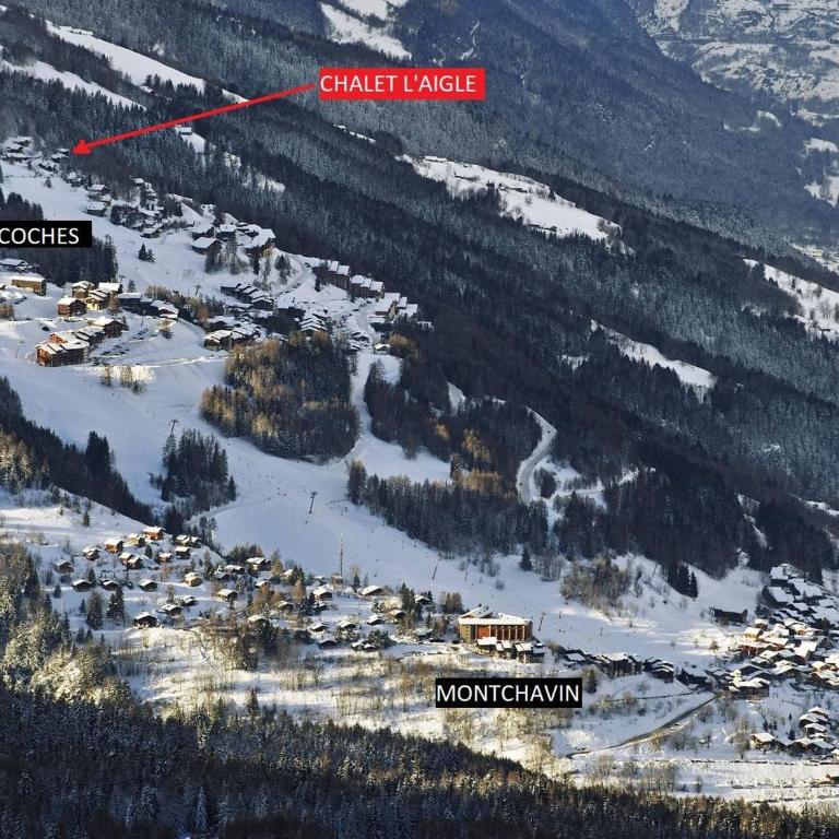 Chalet confortable, vue montagnes - 9 pers. - Chalet mit 3 Schlafzimmern - 16