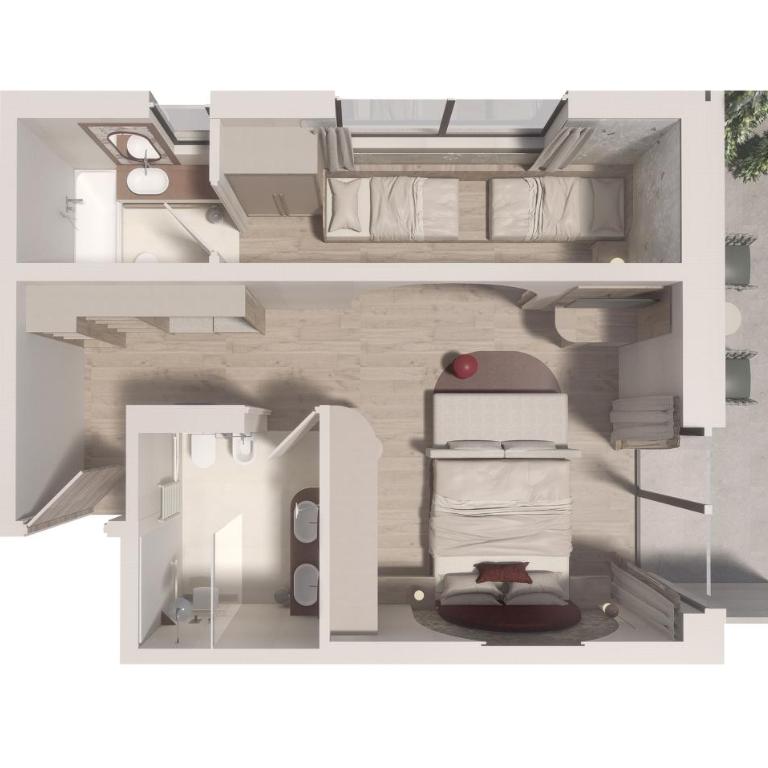 Biancaneve Family Hotel - Suite con 2 Camere da Letto - 1