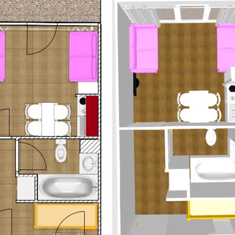 Studio chaleureux à Val-d'Isère avec WIFI, animaux acceptés - Monolocale - 13