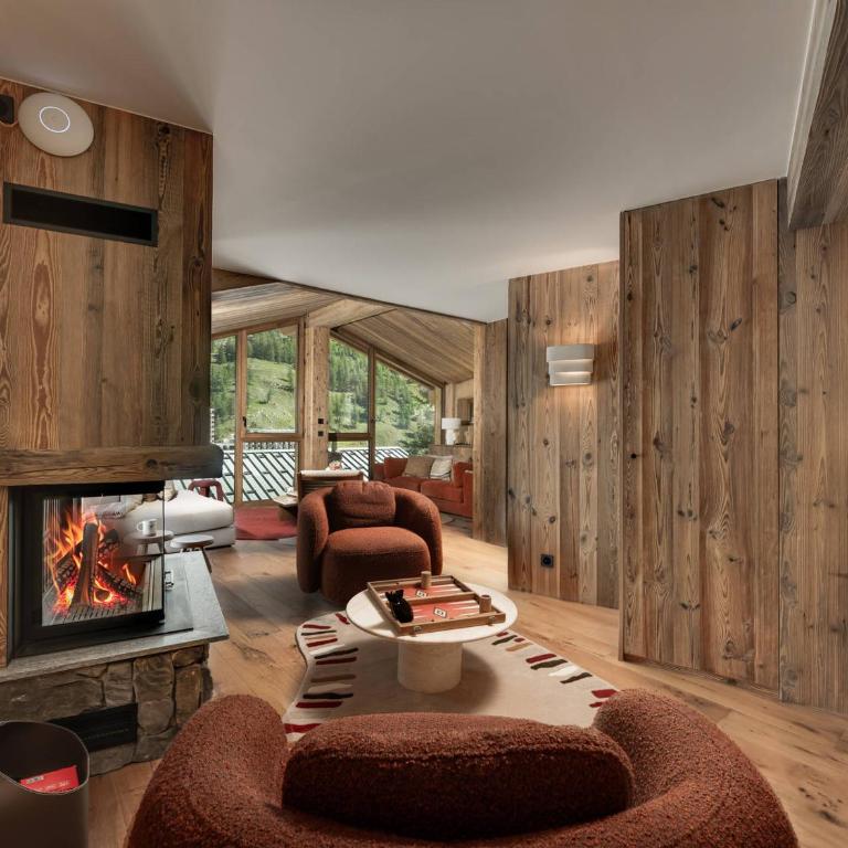 Chalet de prestige, vue montagne - 12 pers. - Chalet con 3 Camere da Letto - 9