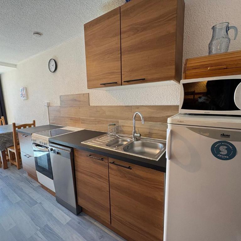 Studio cabine cosy vue sur pistes - 4 pers. - Studio - 10