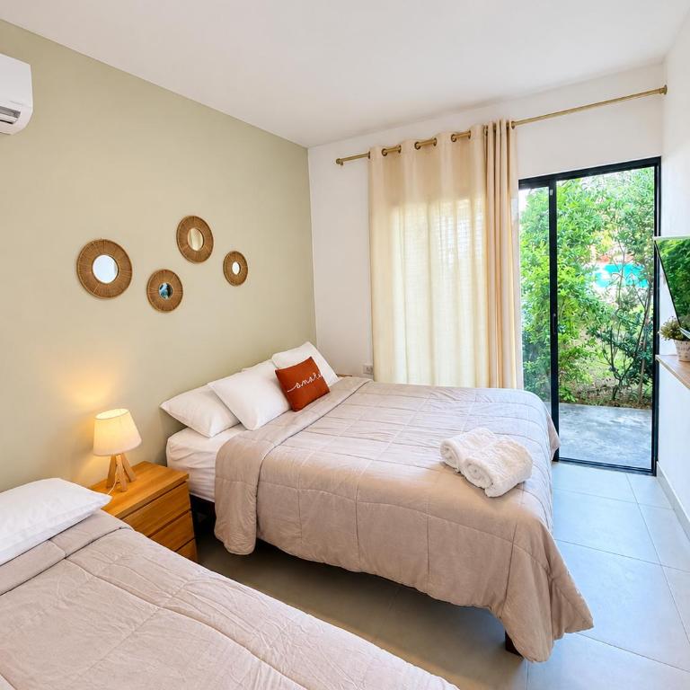 Casa Greemat 3Habs con AC, piscina y a pasos del mar - Casa de 3 dormitorios - 37