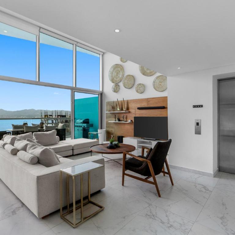 Oceanfront Luxury Penthouse with Terrace 5 Bedrooms - Apartamento Premium de 5 dormitorios - 55