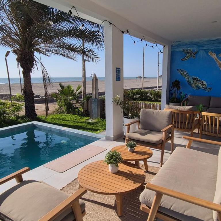 Hermosa Casa en Primera Fila Frente al Mar con Piscina - Six-Bedroom House - 28