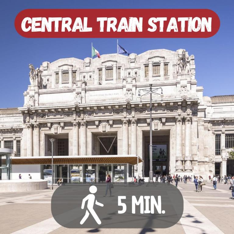 5' from Central Station, with 2 Bedrooms - Appartamento con 2 Camere da Letto e Balcone - 21