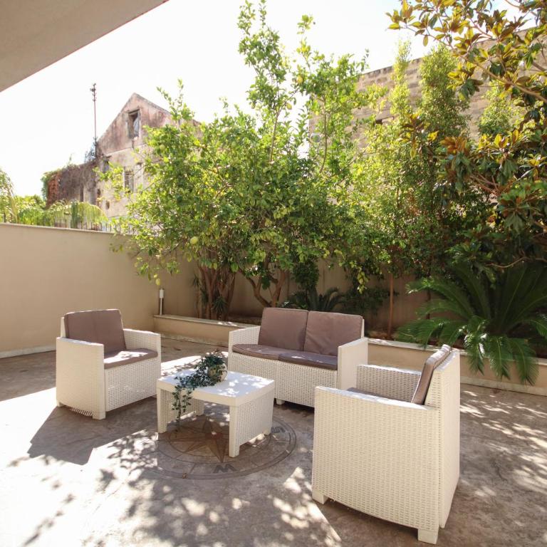 Castello a Mare Residence - Apartamento Deluxe de 1 dormitorio con vistas al jardín - 11