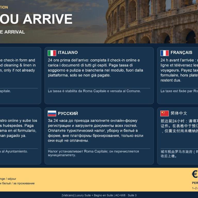 St Peter & Vatican Luxury Suites - Boutique Suites in Rome Centre & Vatican - AC, Wifi & Metro 5 min - Chambre Triple avec Salle de Bains Privative - 18