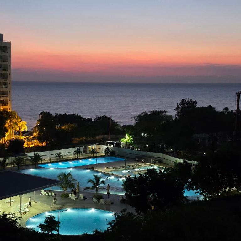 Santa Marina, Playa, Piscinas y vista al mar - Apartamento de 1 dormitorio - 22