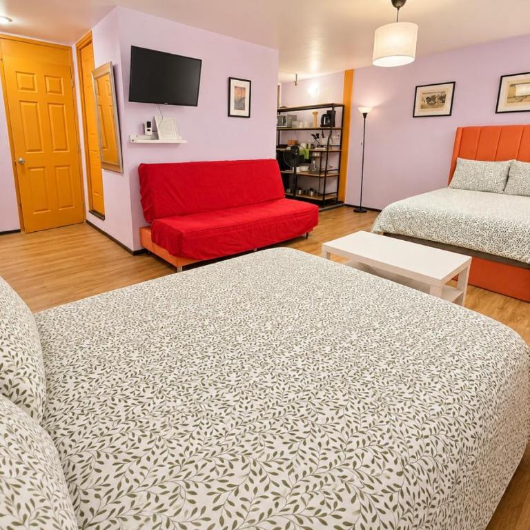 Suite Naranja para hasta 5 huéspedes | Cocina equipada, Wi-Fi rápido y excelente ubicación - Casa - 1