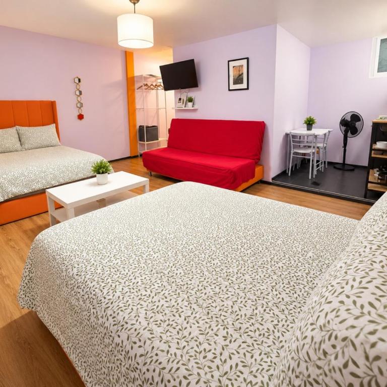 Suite Naranja para hasta 5 huéspedes | Cocina equipada, Wi-Fi rápido y excelente ubicación - Casa - 9