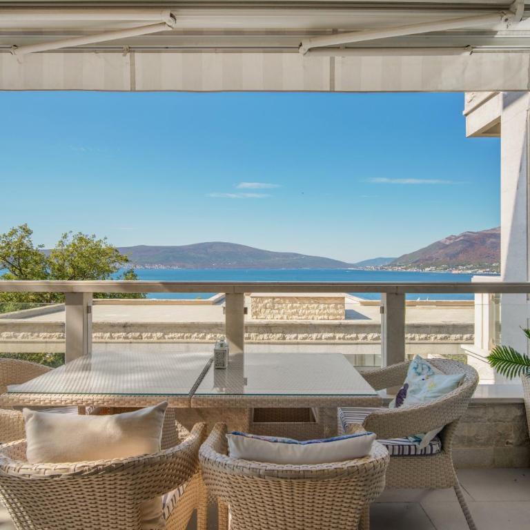 Boka View Residence - Apartman s 1 Spavaćom Sobom, Pogledom na More i Terasom - 12