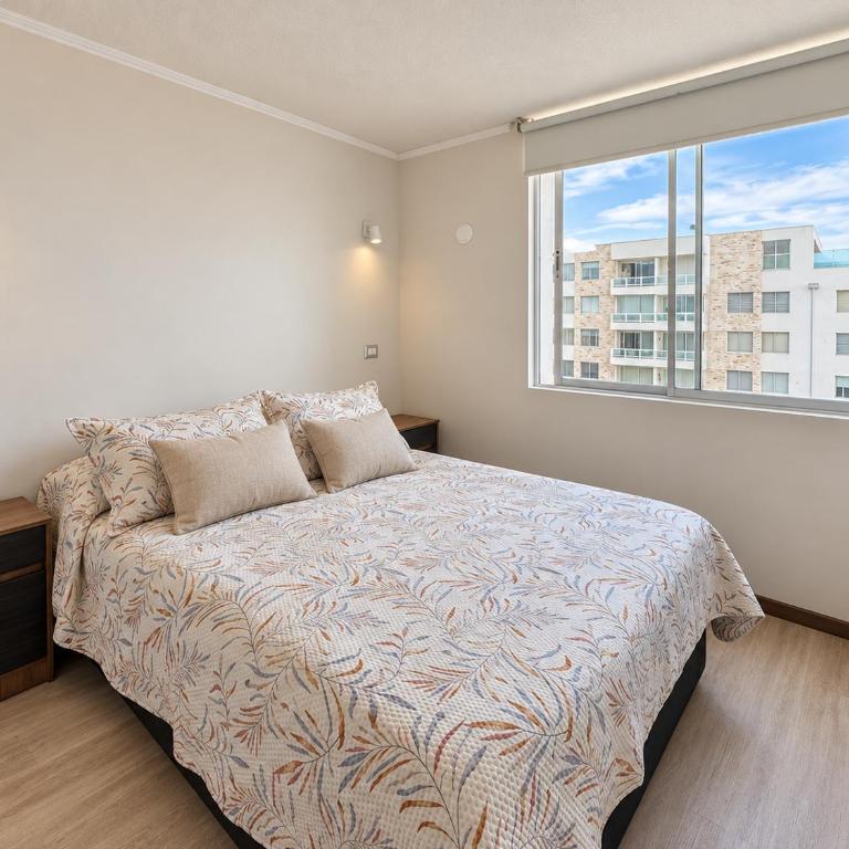 Cómodo Departamento Cercano al mar - Apartamento de 3 dormitorios con balcón - 5