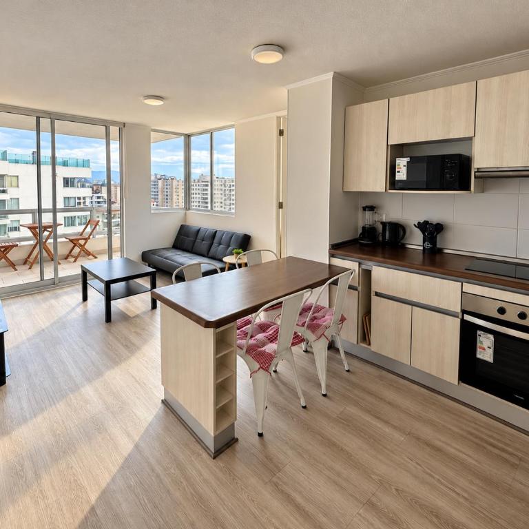Cómodo Departamento Cercano al mar - Apartamento de 3 dormitorios con balcón - 9