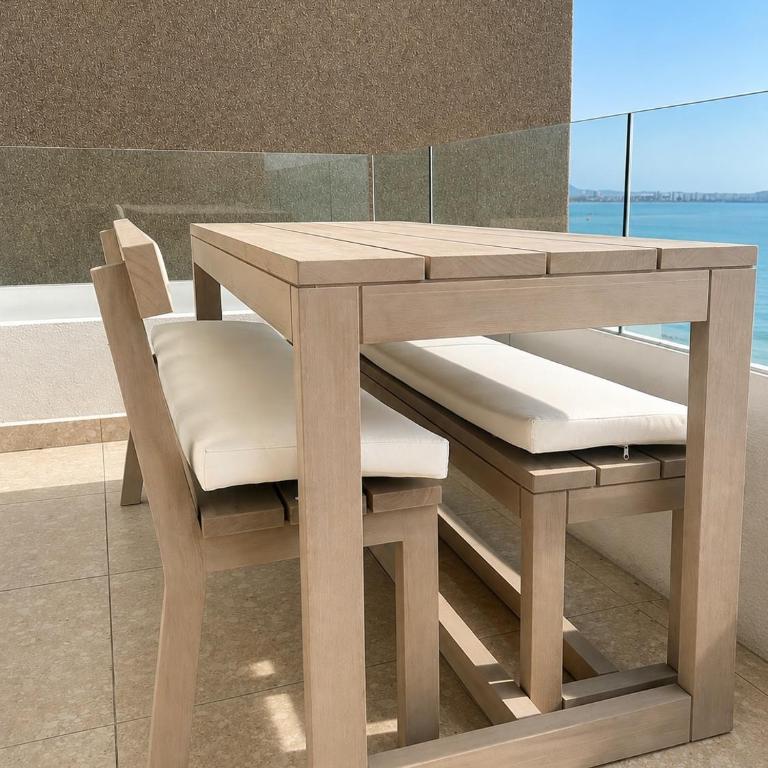 Descanso frente al mar, piscina y estacionamiento - Apartamento de 1 dormitorio - 5