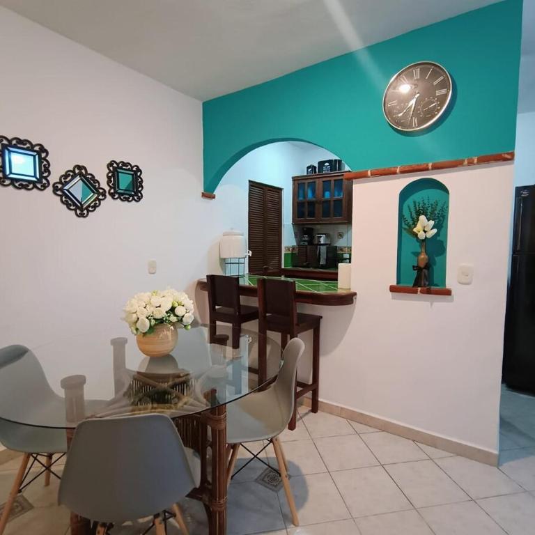 Caribbean Family Escape 2BR Close 5th av and Beach Rooftop hotel - Apartamento de 2 dormitorios con balcón - 12