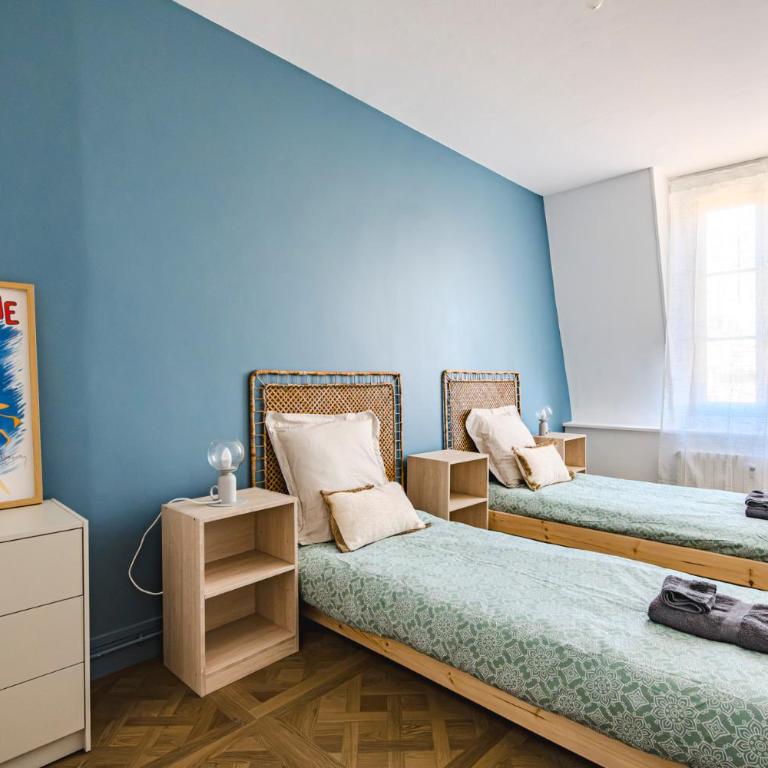 La Pivoine - 8 couchages - Cœur de Reims - Three-Bedroom Premium Apartment - 22