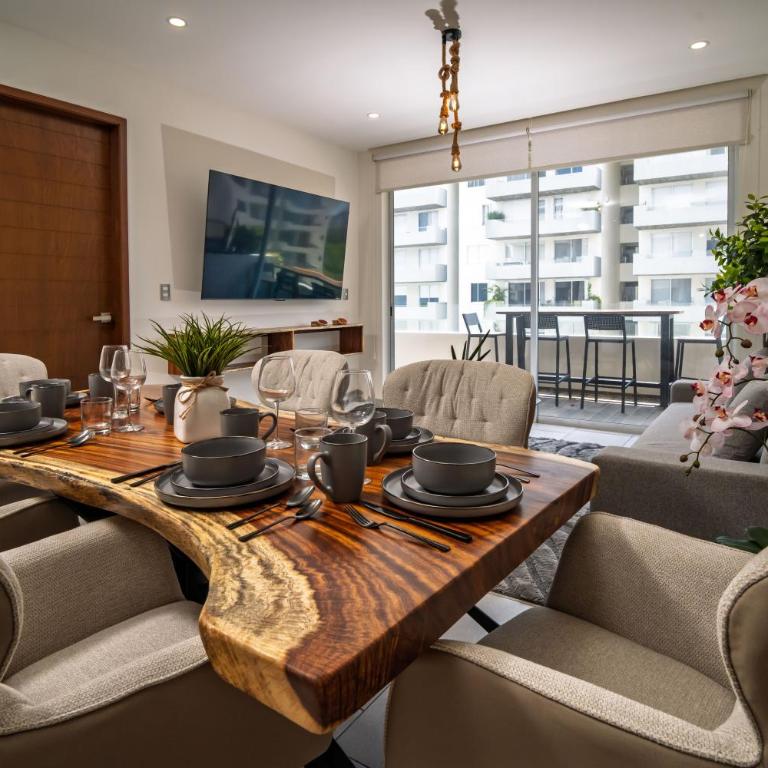 Moderno con diseño de autor en Areka Tower - Two-Bedroom Apartment with Balcony - 19