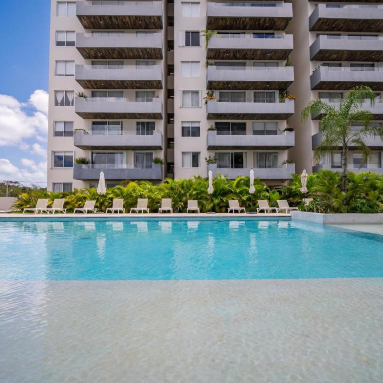Moderno con diseño de autor en Areka Tower - Two-Bedroom Apartment with Balcony - 23