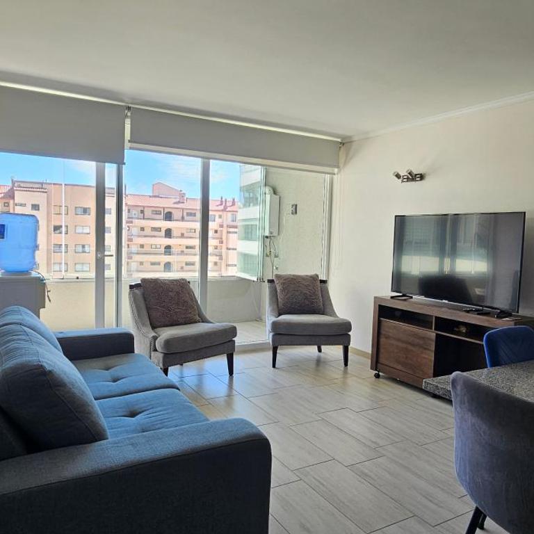 Departamento Comodo y Con Vista al Mar - Three-Bedroom Standard Apartment - 5