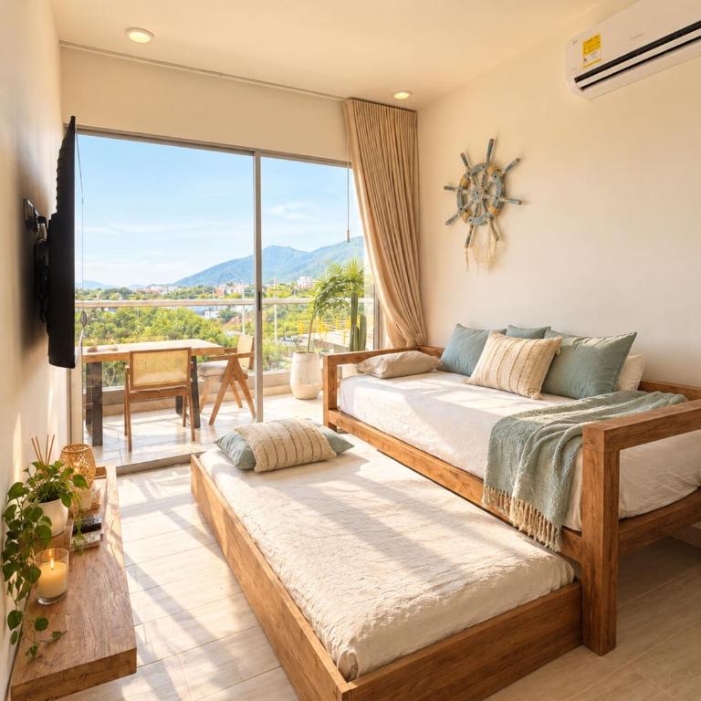 Apartamento Condominio de Lujo, Playa Dormida - One-Bedroom Apartment with Balcony - 3
