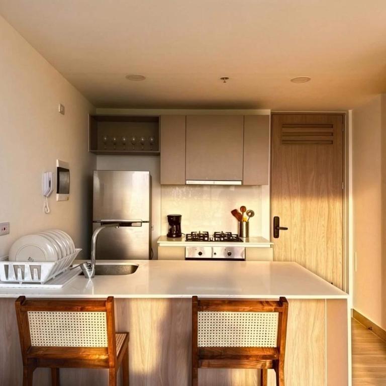 Apartamento Condominio de Lujo, Playa Dormida - One-Bedroom Apartment with Balcony - 7