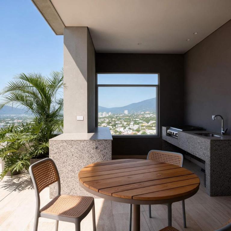 Apartamento Condominio de Lujo, Playa Dormida - One-Bedroom Apartment with Balcony - 8