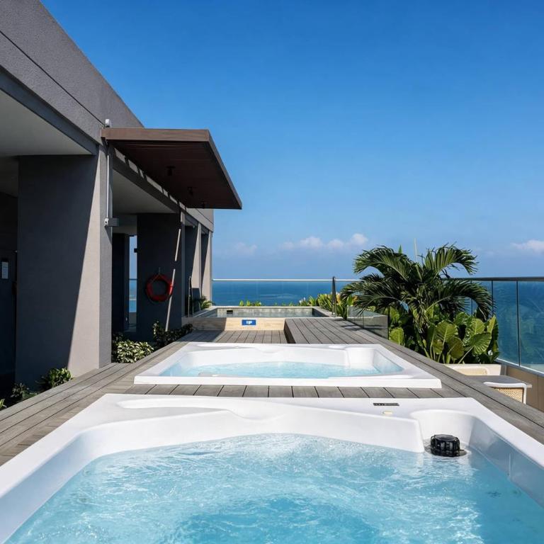 Apartamento Condominio de Lujo, Playa Dormida - One-Bedroom Apartment with Balcony - 9