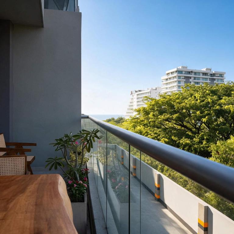 Apartamento Condominio de Lujo, Playa Dormida - One-Bedroom Apartment with Balcony - 16