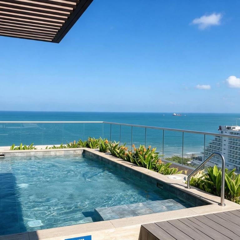 Apartamento Condominio de Lujo, Playa Dormida - One-Bedroom Apartment with Balcony - 17