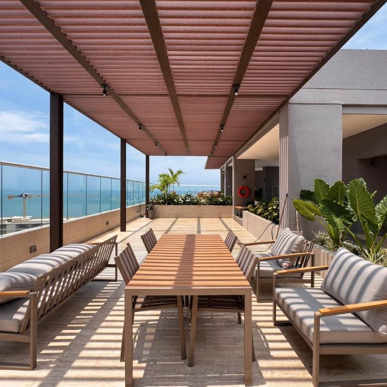 Apartamento Condominio de Lujo, Playa Dormida - One-Bedroom Apartment with Balcony - 22