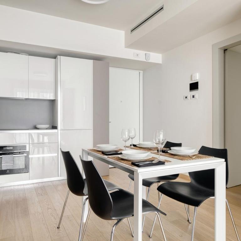 Design flat - 5 minuti Duomo M4 - WiFi - AC - Appartamento con 1 Camera da Letto - 2