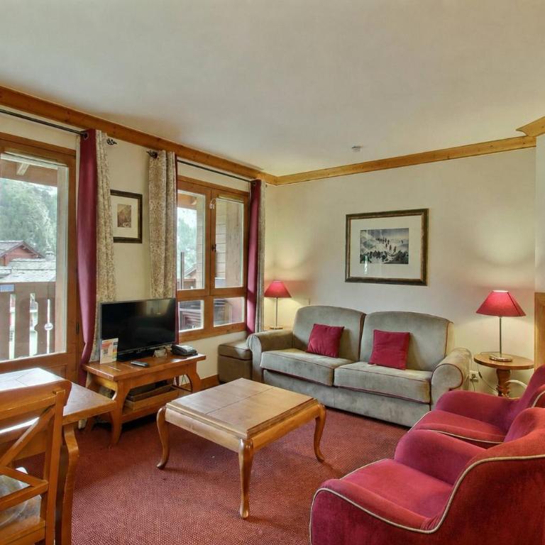 Arc 1950, Appartement 2 chambres Duplex & Cheminée, 6 pers, Vue Montagne, Sauna, Hammam, Jacuzzi, salle de fitness, Piscine intérieure chauffée - Apartment mit 2 Schlafzimmern und Bergblick - 2