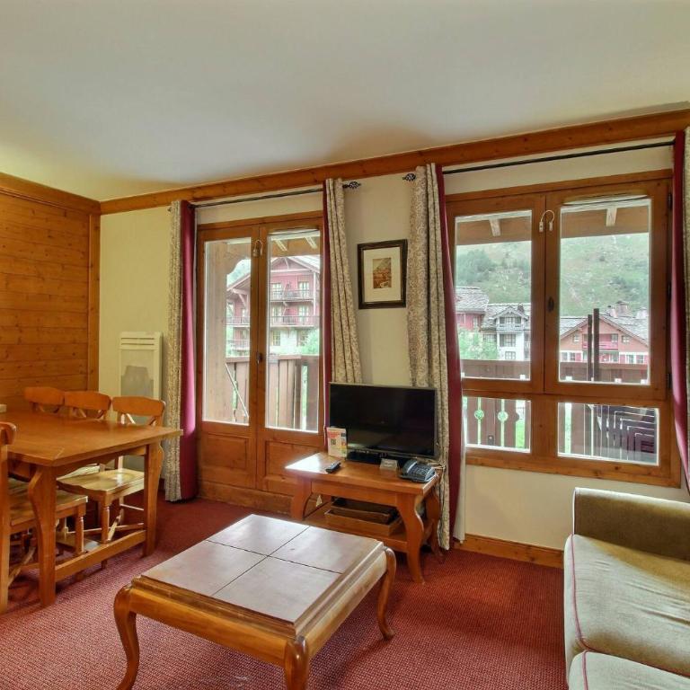 Arc 1950, Appartement 2 chambres Duplex & Cheminée, 6 pers, Vue Montagne, Sauna, Hammam, Jacuzzi, salle de fitness, Piscine intérieure chauffée - Apartment mit 2 Schlafzimmern und Bergblick - 14