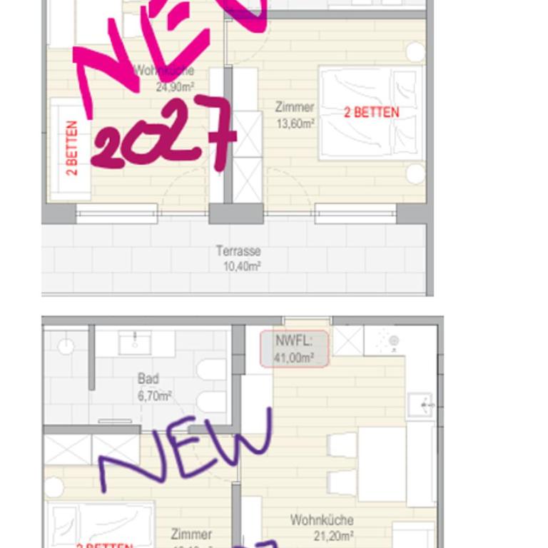 Pension Kleon - Appartement 1 Chambre Supérieur avec Balcon - 7