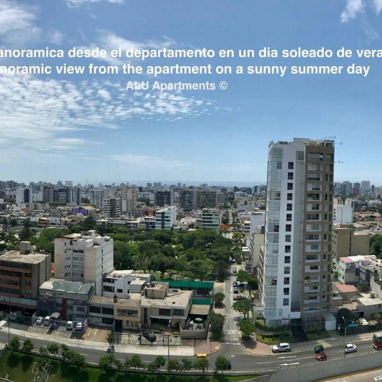ALU Apartments - Limit Miraflores - Panoramic City View - Apartamento de 2 dormitorios - 55