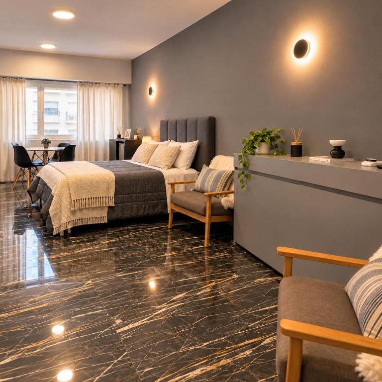 Studio Boutique Luminoso en el Centro & Mar MDQ - Apartamento de 1 dormitorio - 2
