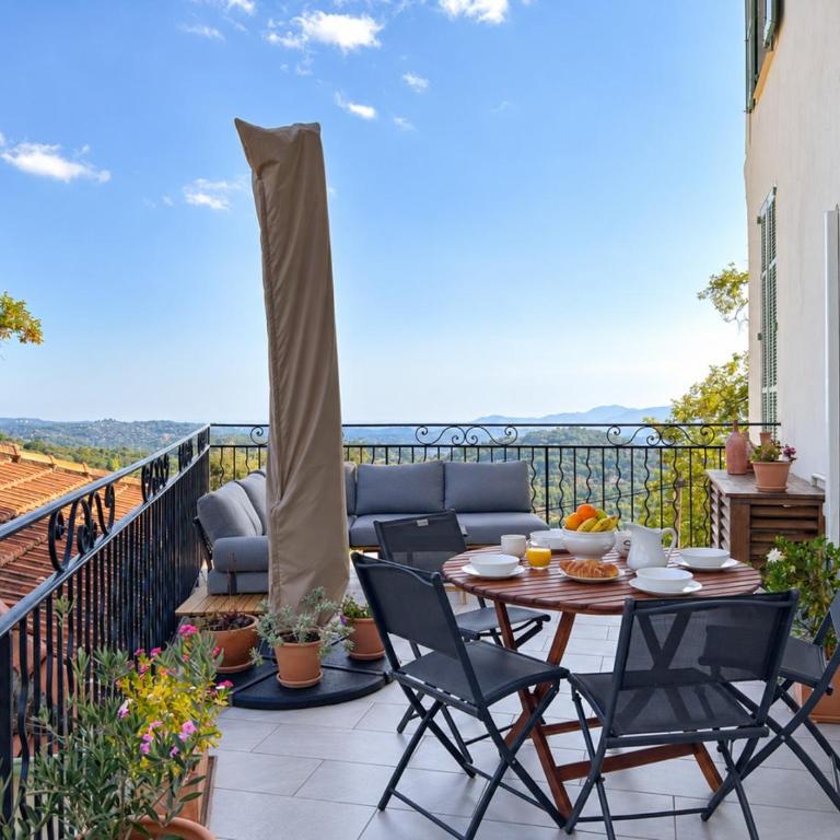 Elegance & Panoramic View in Grasse, Near Cannes - Appartement 2 Chambres - 1