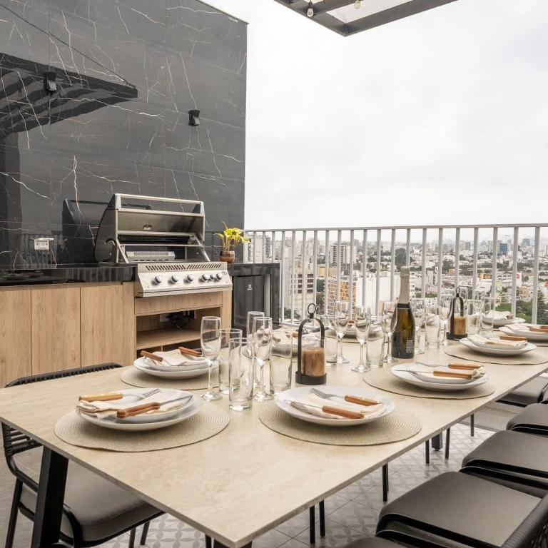 Premium 1BR in Miraflores Balcony & Rooftop - Apartamento - 3