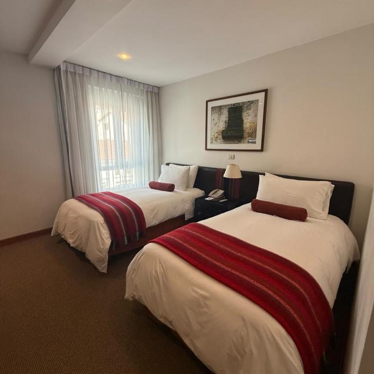 LP Los Portales Hotel Cusco - Habitación con vistas a la ciudad - 2 camas - 3