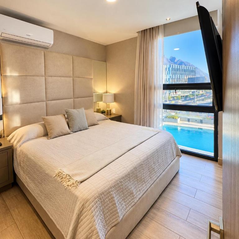 Hermoso Departamento con Alberca, muy cerca de Parque Fundicora - Apartamento de 3 dormitorios - 3
