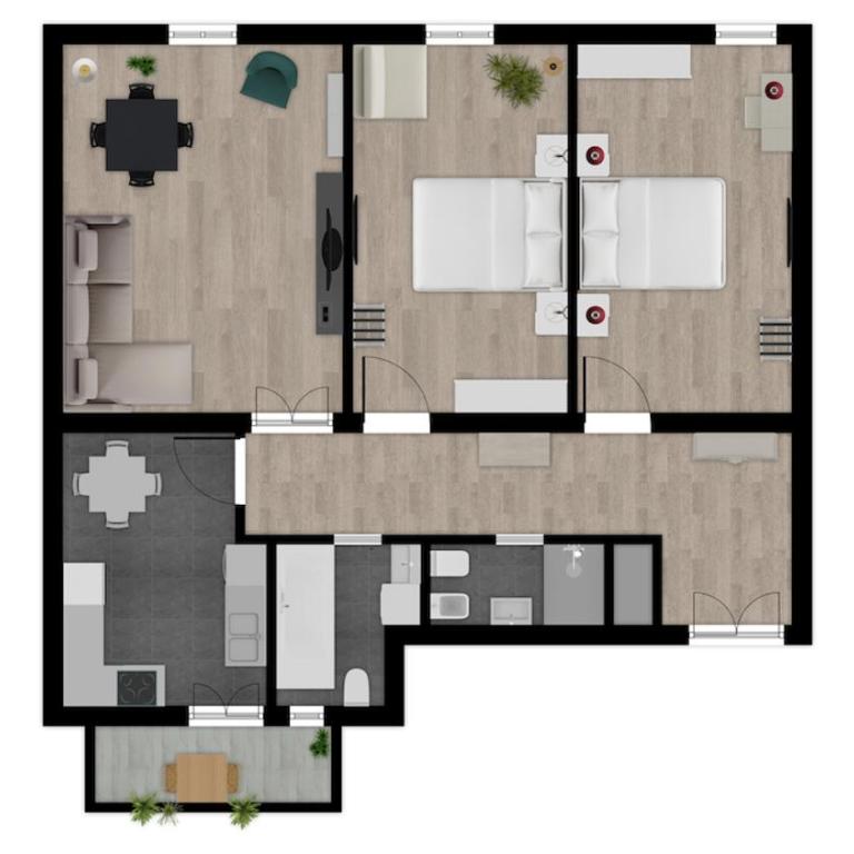 C&Y Apartments - Roma Vaticano St Peter - Luxe Penthouse Flat - Appartamento con 2 Camere da Letto - 6