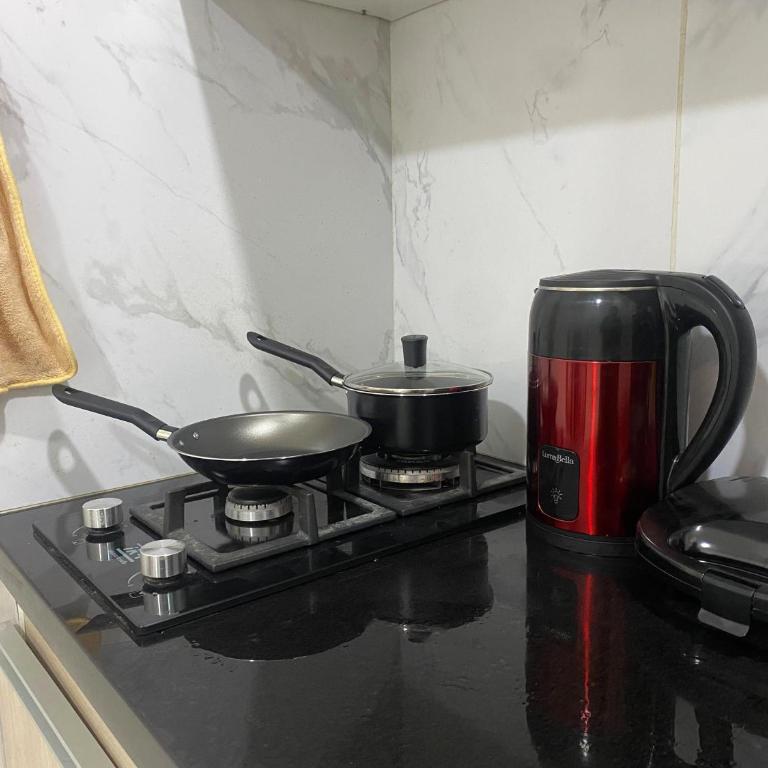 Full Equipado con 2 camas, Piscina y Terraza con Vista a la ciudad - Apartamento de 1 dormitorio - 8